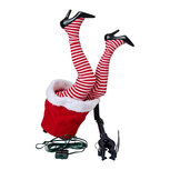 Clayre & Eef | Decoratie Elfenbenen Rood Wit 35 cm | 66896