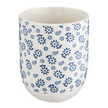 Clayre & Eef | Servies Mok Blauw ø 6x8 cm / 100 ml | 6CEMU0022