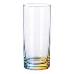 Clayre & Eef | Waterglas Transparant Geel ø 6x15 cm / 350 ml | 6GL5525