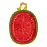 Clayre & Eef | Kom Groen Rood 24x17x3 cm | 6CEBO0264