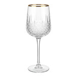 Clayre & Eef | Wijnglas Transparant ø 7x23 cm / 300 ml | 6GL5529