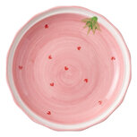 Clayre & Eef | Kom Roze Wit ø 20x4 cm | 6CEBO0265