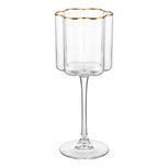 Clayre & Eef | Wijnglas Transparant ø 8x20 cm / 300 ml | 6GL5532