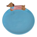 Clayre & Eef | Servies Ontbijtbord Groen 15x14x5 cm | 6CEDP0133
