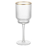 Clayre & Eef | Wijnglas Transparant ø 8x21 cm / 300 ml | 6GL5533