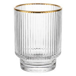 Clayre & Eef | Waterglas Transparant ø 8x10 cm / 320 ml | 6GL5534