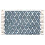 Clayre & Eef | Vloermat Beige Blauw 60x90 cm | KT081.004