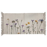 Clayre & Eef | Vloermat Beige Groen 60x90 cm | KT081.005