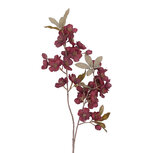 Clayre & Eef | Decoratie tak met bloemen Paars 90 cm | 5PL0308PA