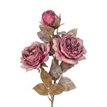 Clayre & Eef | Decoratie tak met bloemen Roze 83 cm | 5PL0376DP