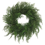 Clayre & Eef | Decoratie Krans Groen ø 55x6 cm | 50940