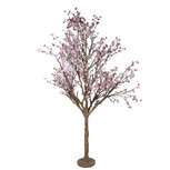 Clayre & Eef | Decoratie Kersenbloesem boom Roze Bruin 190x190x300 cm | 5PL0218