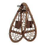 Clayre & Eef | Decoratie ski's (2) Bruin Beige 20x6x35 cm | 6H2501