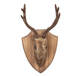 Clayre & Eef | Decoratie hert Bruin Beige 14x9x26 cm | 6H2503