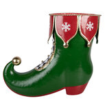 Clayre & Eef | Decoratie Laars Groen Rood 39x16x31 cm | 6Y6223