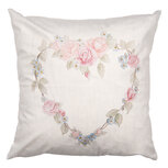 Clayre & Eef | Kussen gevuld Beige Roze 45x45x4 cm | SLF22V