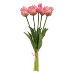 Clayre & Eef | Kunstbloem bos Roze Groen 42 cm | 6PL0430P