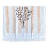 Clayre & Eef | Gastendoekje Wit Beige 40x66 cm | CT042