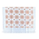 Clayre & Eef | Gastendoekje Wit Beige 40x66 cm | CT039