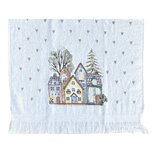 Clayre & Eef | Gastendoekje Wit Roze 40x66 cm | CTHHS