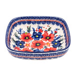 Clayre & Eef | Kom Wit Blauw 15x15x5 cm | 6CEBO0270
