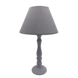 Clayre & Eef | Tafellamp Grijs 25x25x45 cm E27/max 1x40W | 6LMC0117