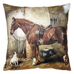 Clayre & Eef | Kussen gevuld Bruin 45x45x4 cm | KG023.124