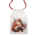 Clayre & Eef | Cadeauzakje Wit Synthetisch 13x1x20 cm| 66476