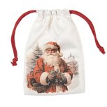 Clayre & Eef | Cadeauzakje Wit Synthetisch 11x1x16 cm| 66472
