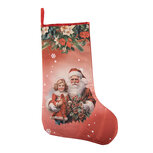 Clayre & Eef | Kerstsok Decoratie Kerstsok Rood 25x1x36 cm | 66466