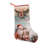 Clayre & Eef | Kerstsok Decoratie Kerstsok Rood 25x1x36 cm | 66465