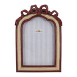 Clayre & Eef | Fotolijst Beige Rood 15x2x20 cm / 10x15 cm | 2F1429