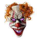 Clayre & Eef | Decoratie Clowns Spookhoofd Wit 15x12x21 cm | 66913