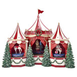 Clayre & Eef | Muziekdoos Circus met LED Rood Groen 45x27x37 cm / 3xAA | 6PR6496