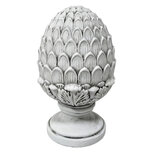 Clayre & Eef | Decoratie Ornament Grijs ø 16x26 cm | 6TE0590
