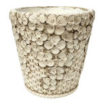 Clayre & Eef | Bloempot Beige ø 17x17 cm | 6TE0596