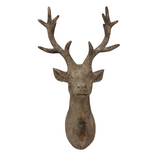 Countryfield Wandversiering Hert Gary S - Grijs - 43x24x22 cm