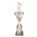 Clayre & Eef | Decoratie Ornament Wit Beige 19x16x61 cm | 5MG0130