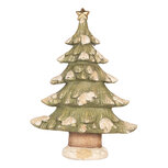 Clayre & Eef | Kerstdecoratie Kerstboom Groen Wit 47x22x68 cm | 5MG0134