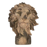 Clayre & Eef | Decoratie Leeuw Beige Bruin 38x28x50 cm | 5MG0138