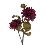 Clayre & Eef | Decoratie tak met bloemen Rood 66 cm | 5PL0295R