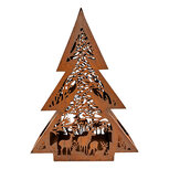 Clayre & Eef | Kerstdecoratie Kerstboom Bruin 62x18x79 cm | 5Y1473
