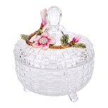 Clayre & Eef | Decoratie van glas Transparant ø 10x12 cm | 67155
