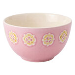Clayre & Eef | Soepkom Geel Roze ø 11x7 cm / 300 ml | 6CEBO0239