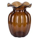 Clayre & Eef | Vazen Glas Bruin ø 18x30 cm | 6GL5555