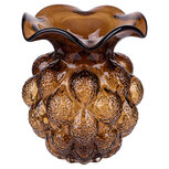 Clayre & Eef | Vazen Glas Bruin ø 17x24 cm | 6GL5559