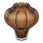 Clayre & Eef | Vazen Glas Bruin ø 24x27 cm | 6GL5567