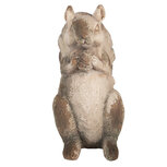 Clayre & Eef | Decoratie Eekhoorn Beige Bruin 26x14x29 cm | 6MG0196