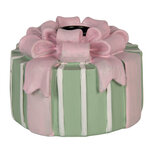 Clayre & Eef | Kandelaar Roze Groen ø 10x7 cm | 6PR6392