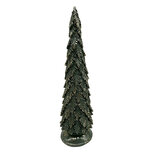 Clayre & Eef | Kerstdecoratie Kerstboom Groen ø 10x35 cm | 6PR6567